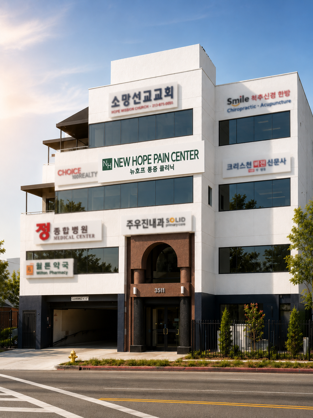 New Hope Pain Center Building — 3511 W Olympic Blvd Los Angeles